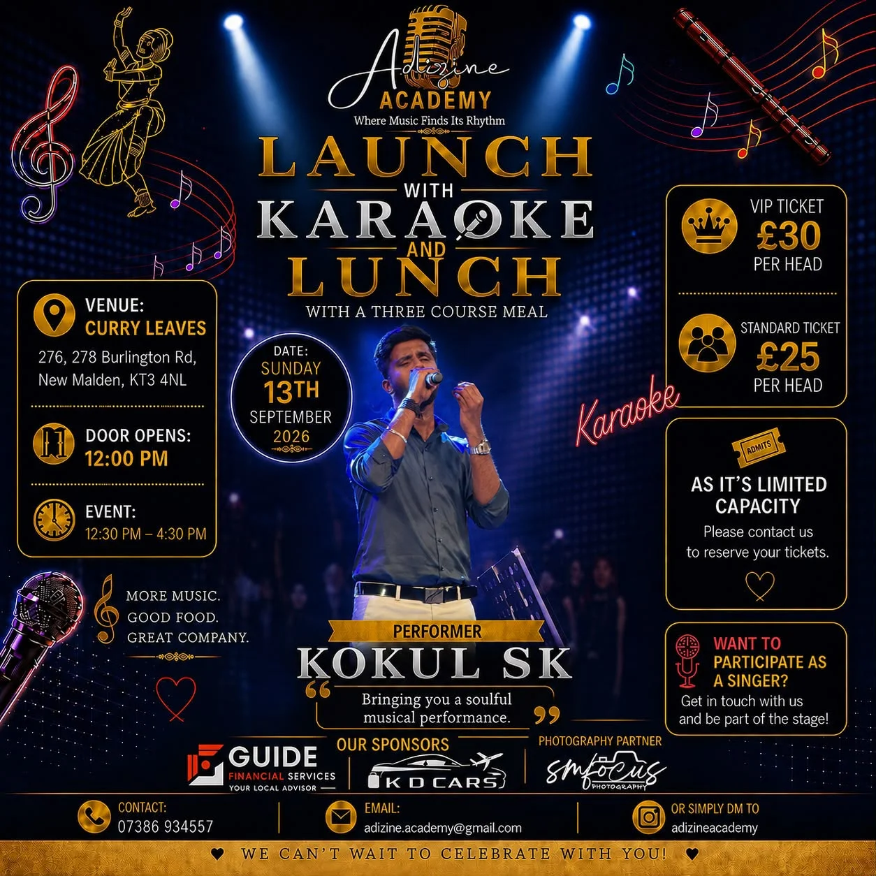Kokul SK performer poster