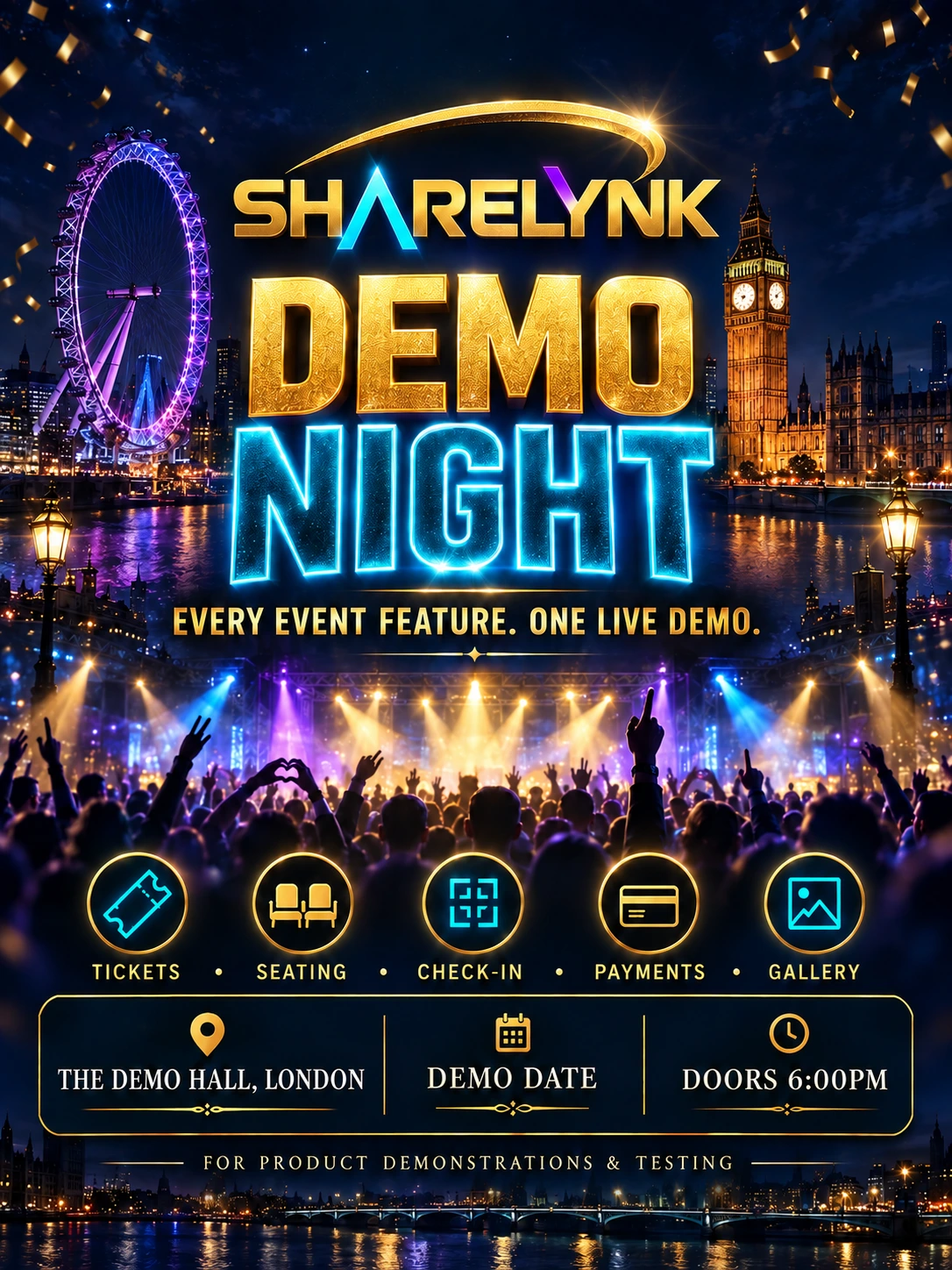 ShareLynk Demo Night — Reserved Seating