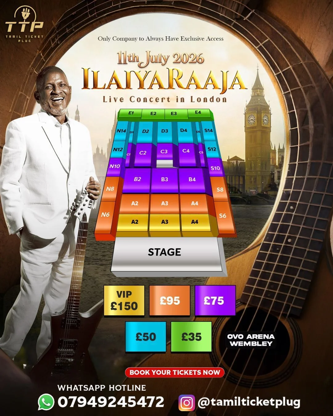 Ilaiyaraaja Live Concert in London 2026